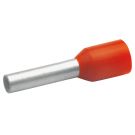 Klauke Adereindhuls 1,5mm rood geisoleerd 200stuks (800072531)